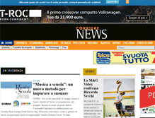Tablet Screenshot of corrierenews.it